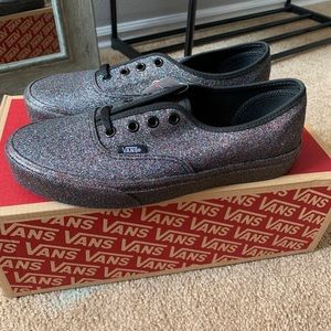 vans rainbow glitter authentic